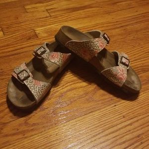 Birkenstocks leopard rose Birki's